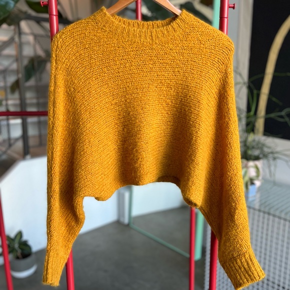 Wilfred Free Cropped Bat Wing Sweater - Picture 1 of 3